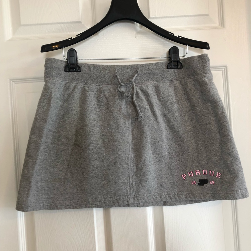 Purdue sweatpant skirt